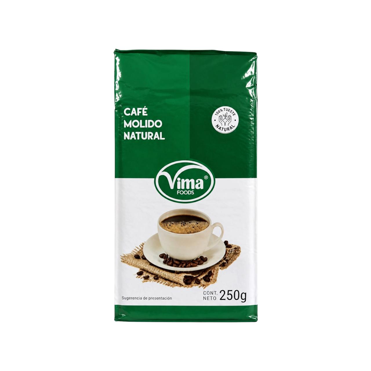 75dafcb8-e695-4bd9-b705-2312dc6f7bd0 Café Molido Natural Vima 250 g - Imagen 1