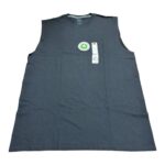 Pulover Negro sin mangas Talla L (Fruit of the Loom)