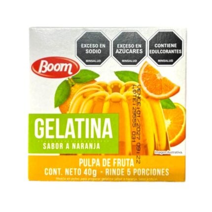 Gelatina de Naranja Boom 40 g