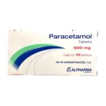 Paracetamol Alpharma 500 mg 10 tabletas