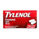 Tylenol Paracetamol 500 mg 10 tabletas
