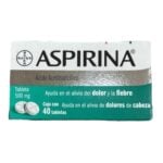 Aspirina 500 mg 40 tabletas