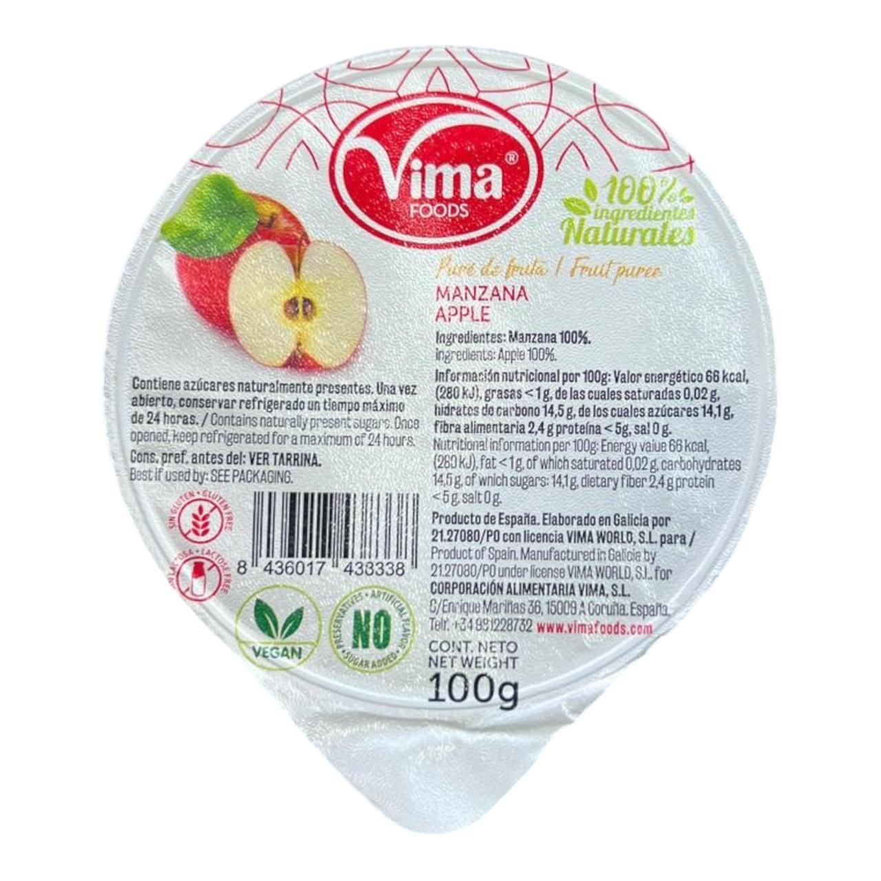 Compota de Manzana Vima 100 g - Súpermaba