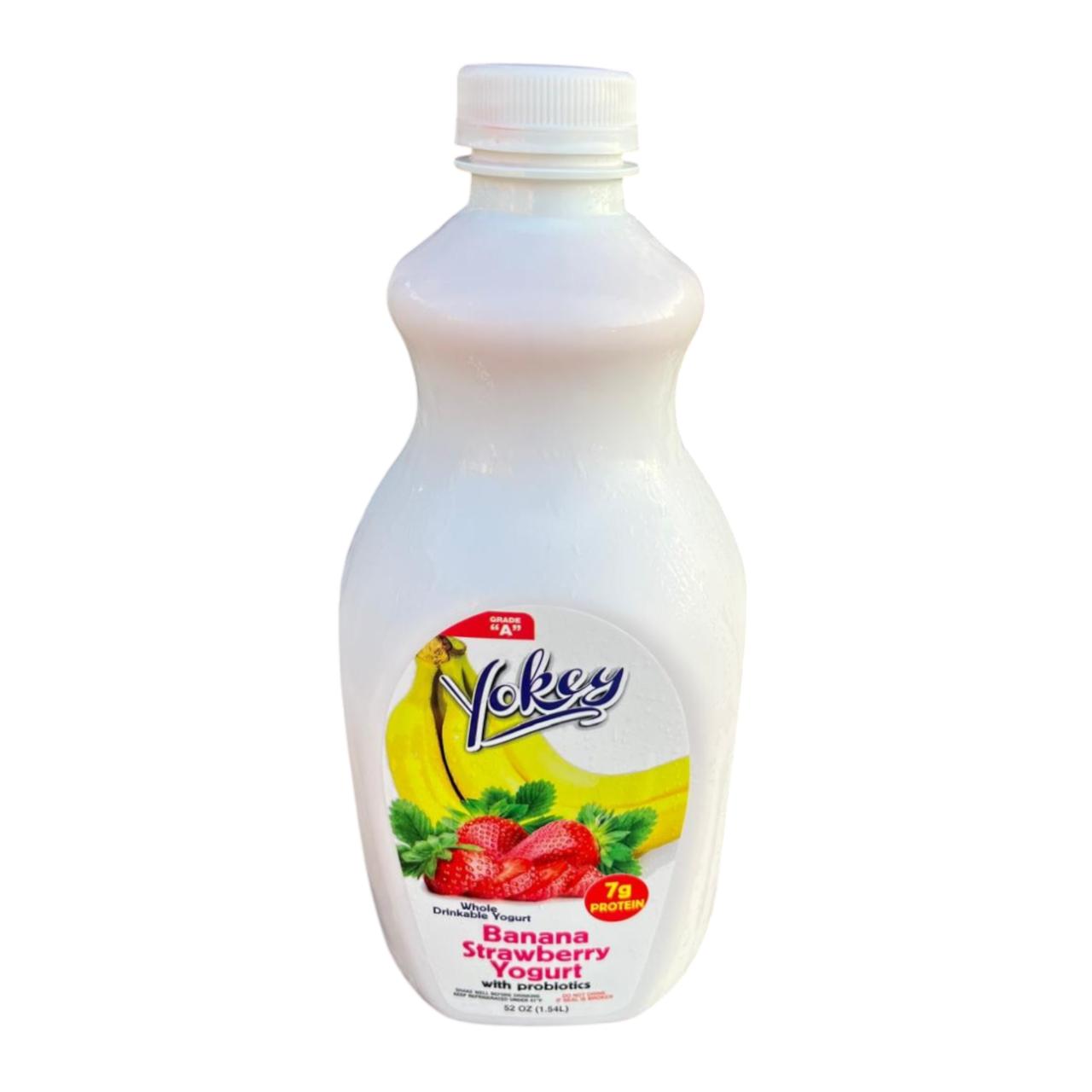 Imagen de WhatsApp 2025-02-05 a las 23.25.53_83bb69cf Yogur probiótico de Fresa-Plátano Yokey 52 oz (1.54 L) - Imagen 1