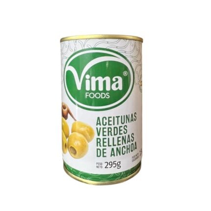 Aceitunas Verdes rellenas de Anchoa Vima 295 g