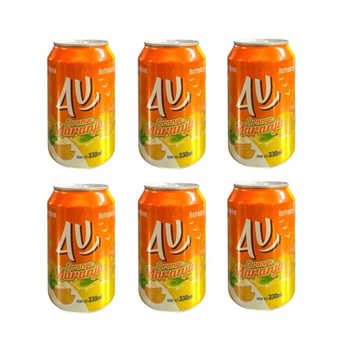 Refresco de Naranja 4U pack 6 x 330 ml - Imagen 1