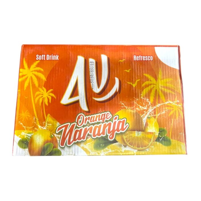 Caja de Refresco de Naranja 4U  24 x 330 ml - Imagen 1