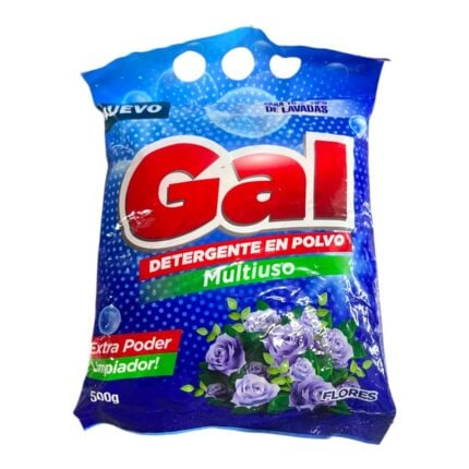Detergente en Polvo Gal de Flores 500 g