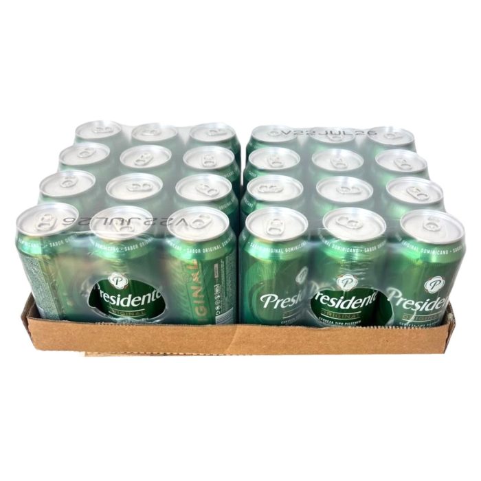 Caja de Cerveza Presidente 24 x 355 ml - Imagen 1