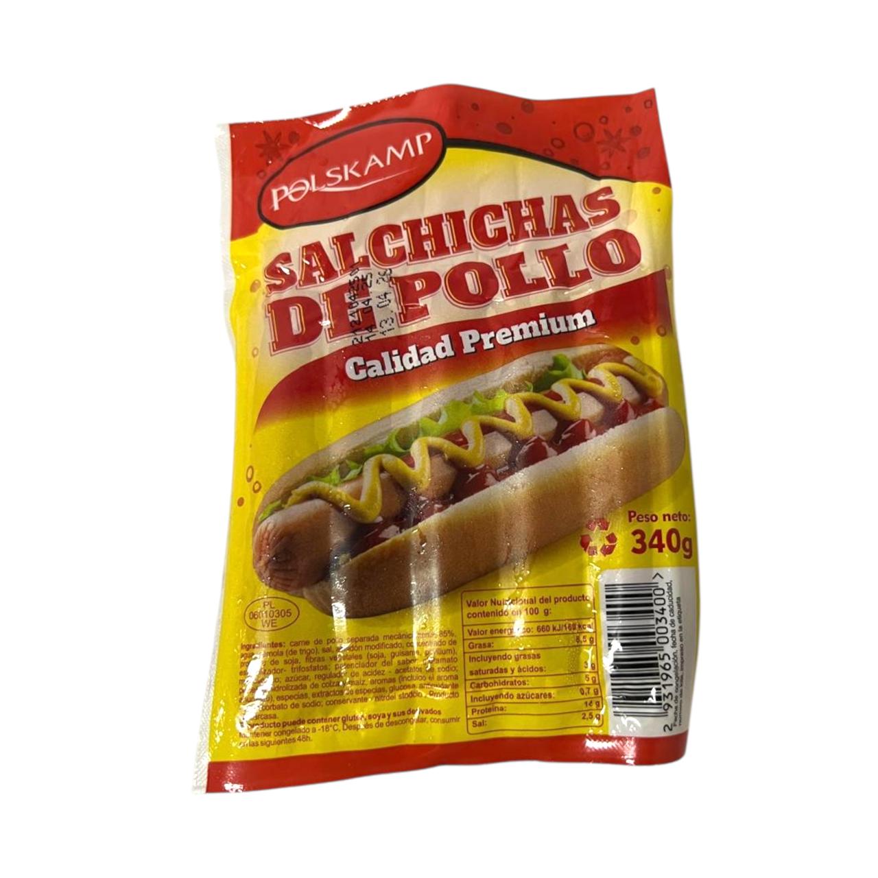 Imagen de WhatsApp 2025-10-20 a las 18.10.44_0eb2e58f Salchichas de Pollo Polskamp 340 g - Imagen 1