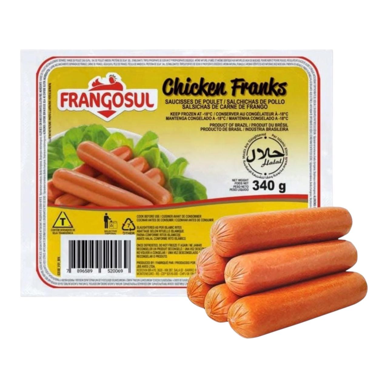 Imagen de WhatsApp 2025-11-08 a las 15.05.51_f0f4c9ac Salchichas de pollo Frangosul 340 g - Imagen 1