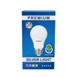 Bombillo LED redondo Luz Blanca Silver Light 7W