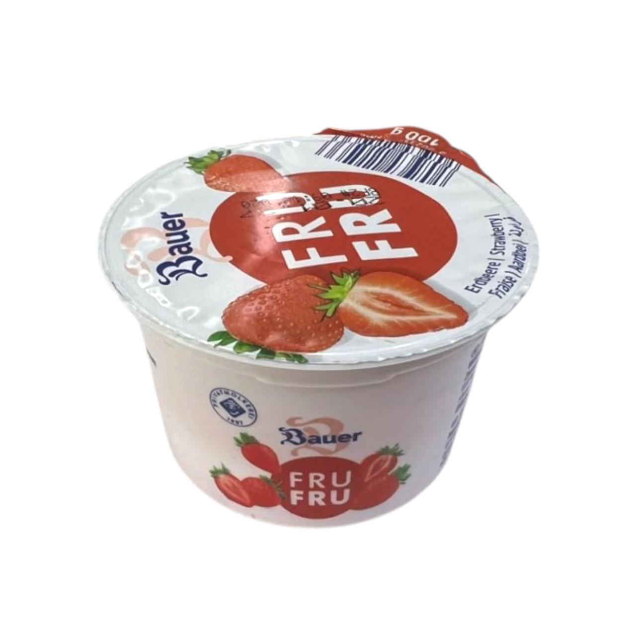 fresa Yogur de Fresa Bauer Fru Fru 100 g - Imagen 1
