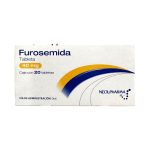 Furosemida NeolPharma 40 mg 20 tabletas