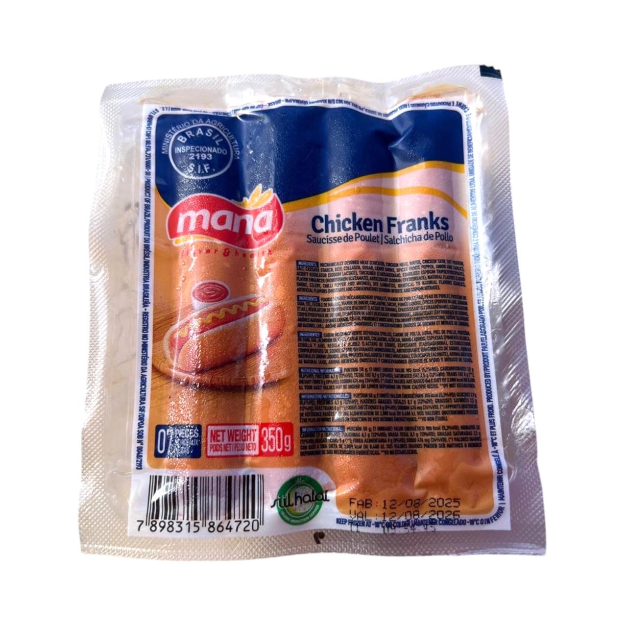 WhatsApp Image 2026-04-03 at 10.37.19 AM Salchichas de Pollo Mana 350 g - Imagen 1