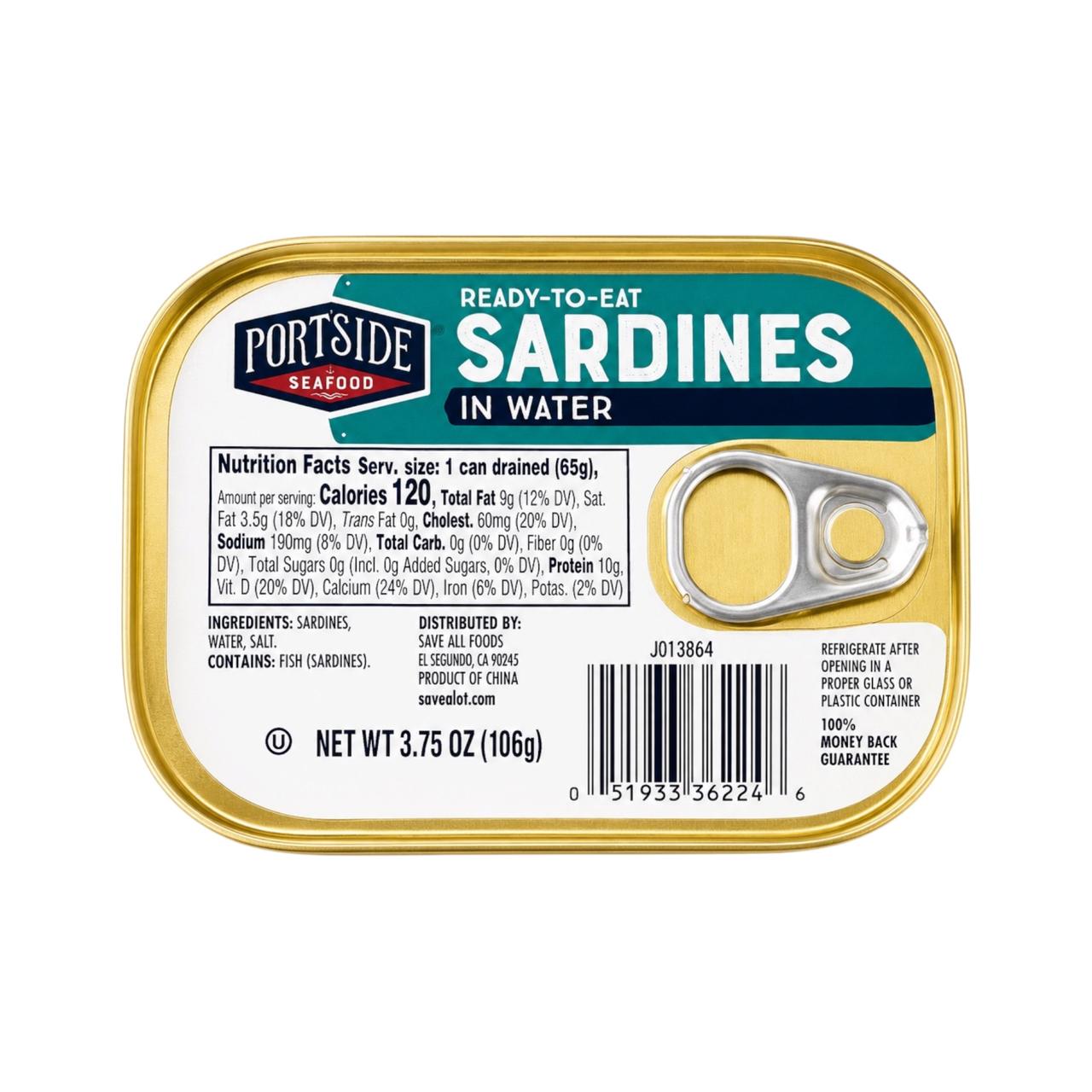 WhatsApp Image 2026-06-05 at 11.57.27 PM Sardinas en Agua Portside 3.75 oz (106 g) - Imagen 1