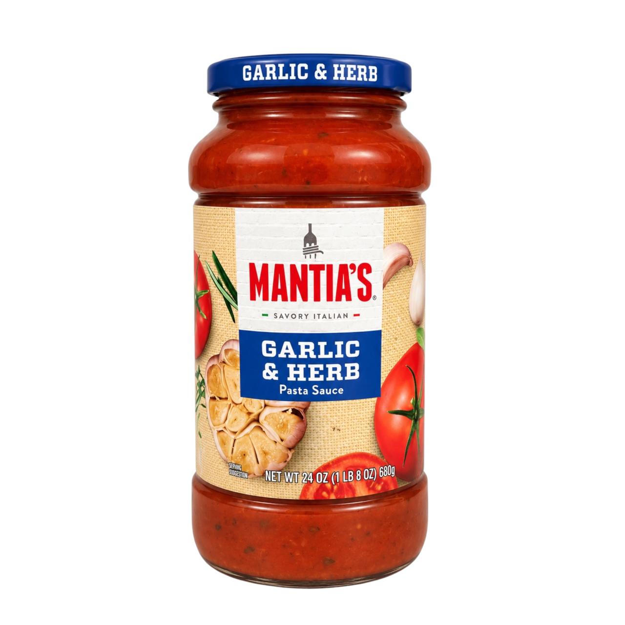 WhatsApp Image 2026-06-07 at 12.00.44 AM Salsa para pasta de Ajo y hierbas Mantia's 680 g - Imagen 1