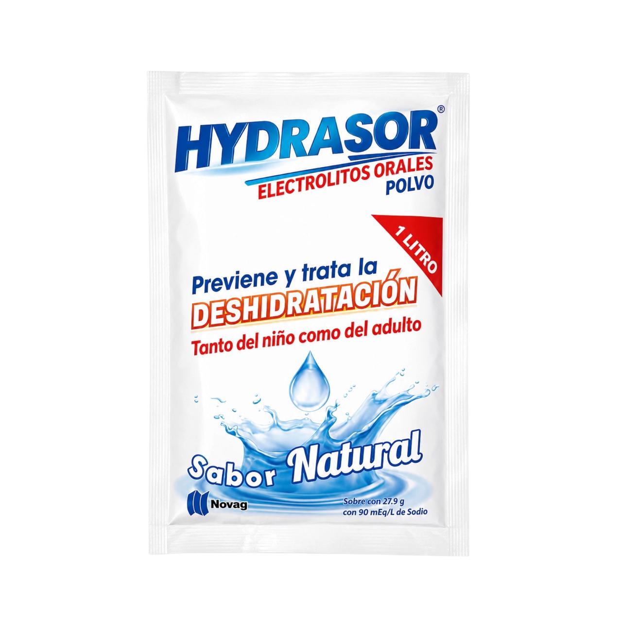 28bfbfd8-0103-4076-a069-1b1d0980e7ea Electrolitros orales en polvo sabor Natural Hydrasor 1 L - Imagen 1
