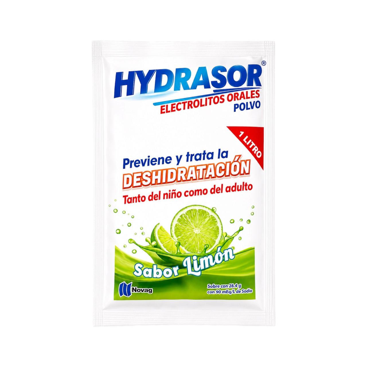 e56ac1f2-40f4-45e4-89eb-095a732fb869 Electrolitros orales en polvo sabor Limón Hydrasor 1 L - Imagen 1