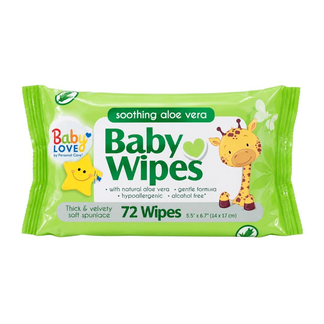b20fc1f4-fd74-46f5-98d7-5976118464ad Toallitas Húmedas con Aloe Vera Baby Love (72 toallitas) - Imagen 1